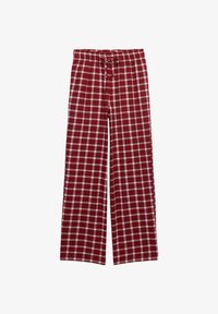 Sélectionné, burgundy check