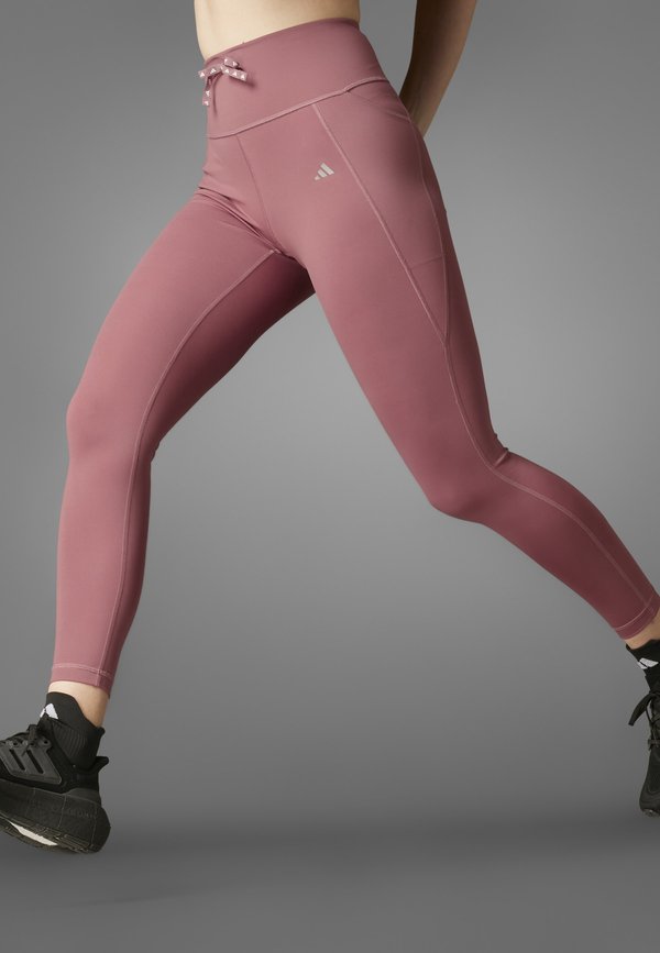ESSENTIALS 7/8 - Running tights - preloved crimson2