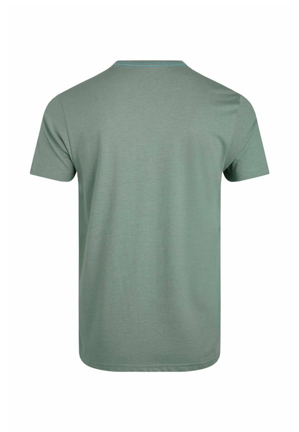 COASTING FRONT GRAPHIC - Print T-shirt - dusty teal2