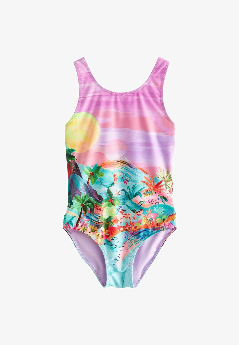 Next REGULAR FIT - Maudymosi kostiumėlis - purple mermaid