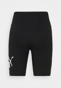 Puma LOGO SHORT  - Leggings - black