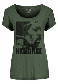Paradiso Clothing JIMI HENDRIX LET ME LIVE - Print T-shirt - green