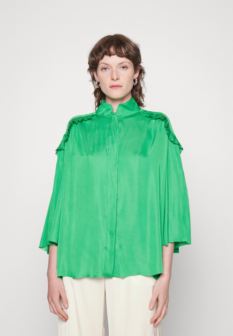 DAY Birger et Mikkelsen Button-down blouse - kelly green/green - Zalando.de