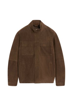 Massimo Dutti, - Kurtka skórzana