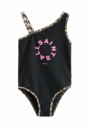 TIERRA LOGO ASYMMETRIC - Maudymosi kostiumėlis - black