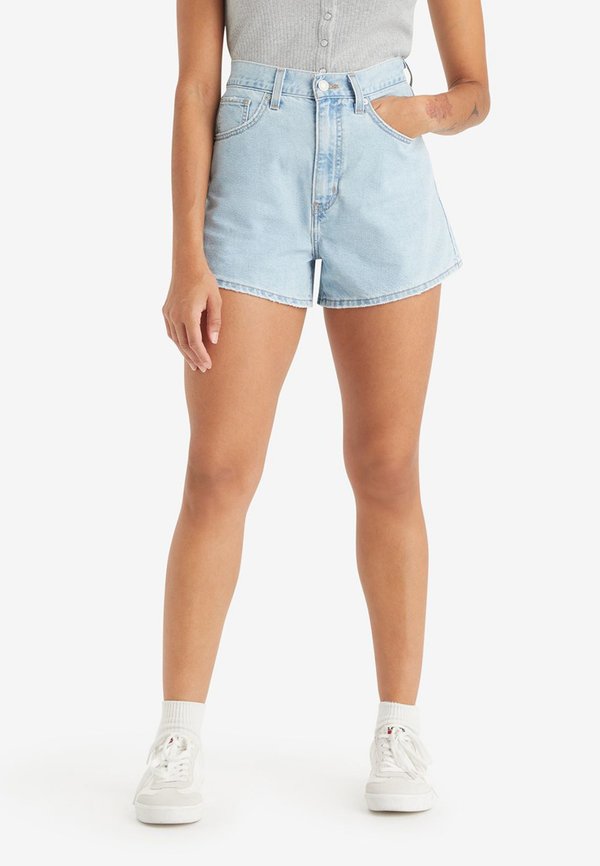 HIGH WAISTED MOM - Denim shorts - cool me down
