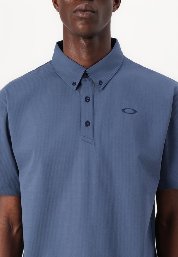 O SYNC PACK SEERSUCKER - Polo shirt - dark aqua2