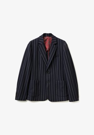 United Colors of Benetton, STRIPED BLAZER.. - Chaqueta de traje - blue