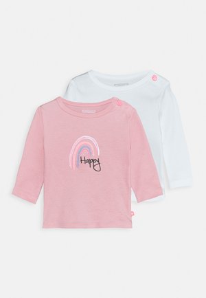 2 PACK - Longsleeve - off-white/light pink