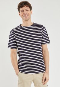 Armor lux DOËLAN MARINIÈRE - T-shirt z nadrukiem
