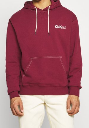 Kapuzenpullover - bordeaux