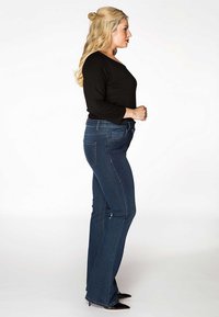 YOEK Flared Jeans - dark indigo