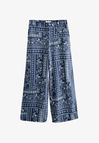 Non sélectionné, navy blue ecru print