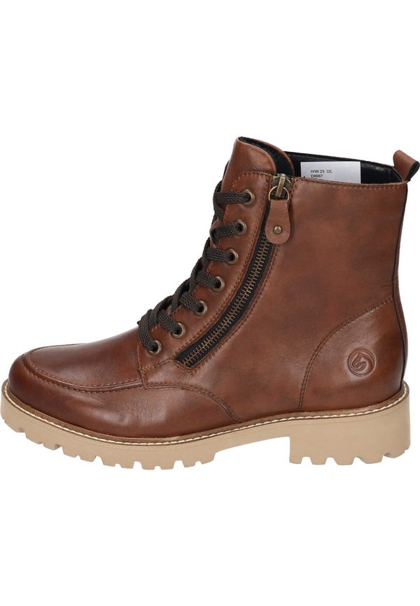 Schnürstiefelette - chestnut chestnut