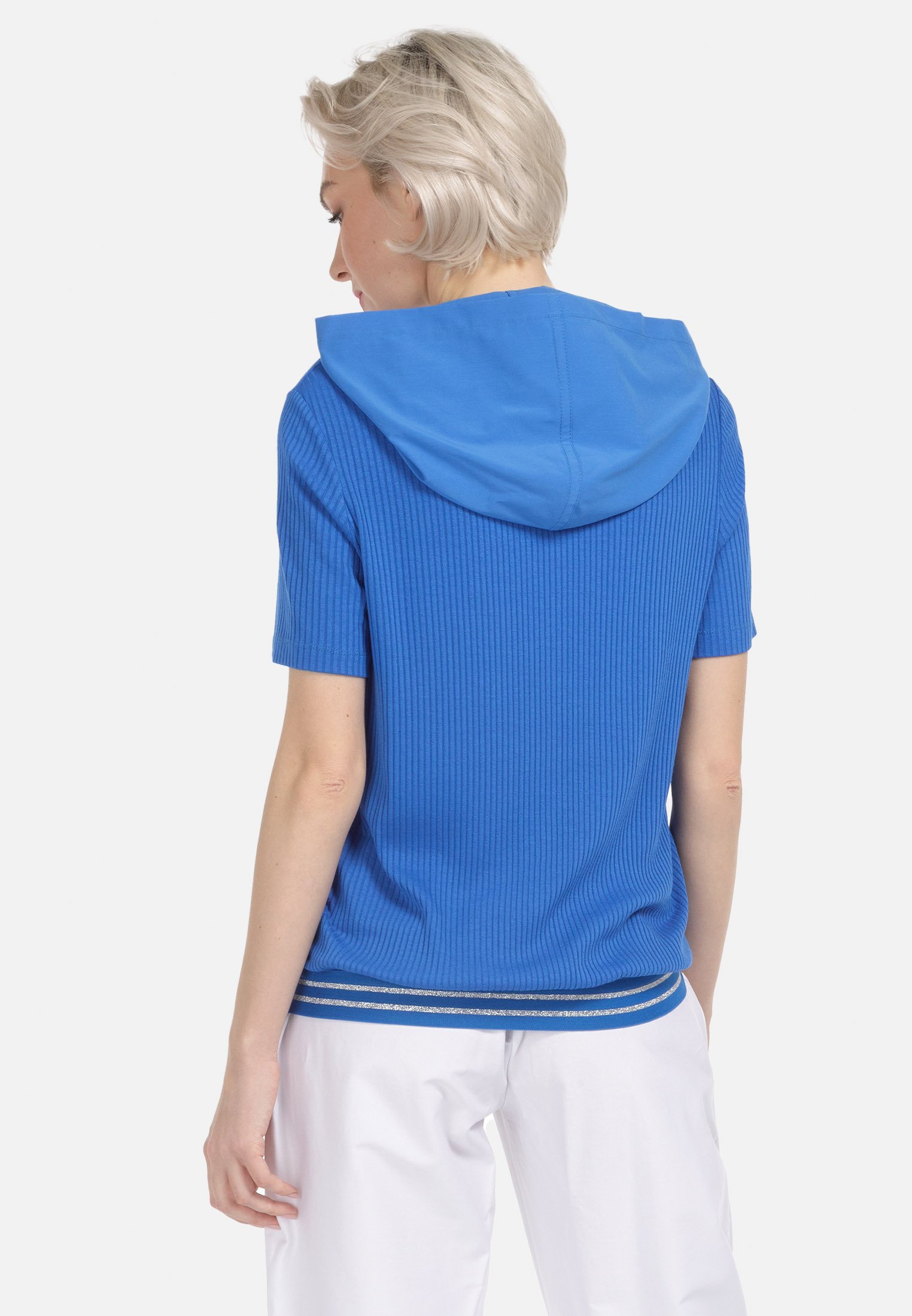 HELMIDGE KURZARMBLUSE BLUSE - T-shirt con stampa - blau/blu - Zalando.it