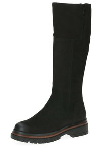 Caprice ELEGANTE STIEFEL-WEITE MIT GRIP CLIMOTION - Plateaulaarzen - black nubuc