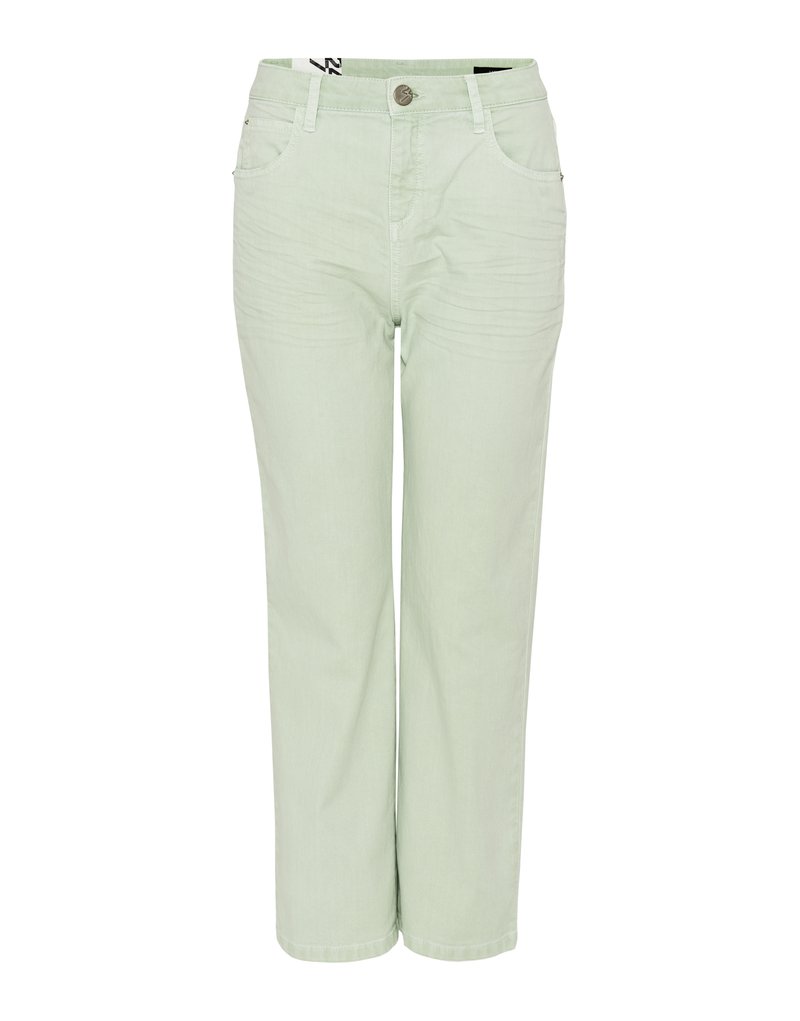 Opus Straight leg jeans lichtgroen Opus Straight leg jeans lichtgroen