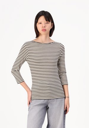VMFIONA 3/4 BOATNECK NOOS - Maglietta a manica lunga - birch/black