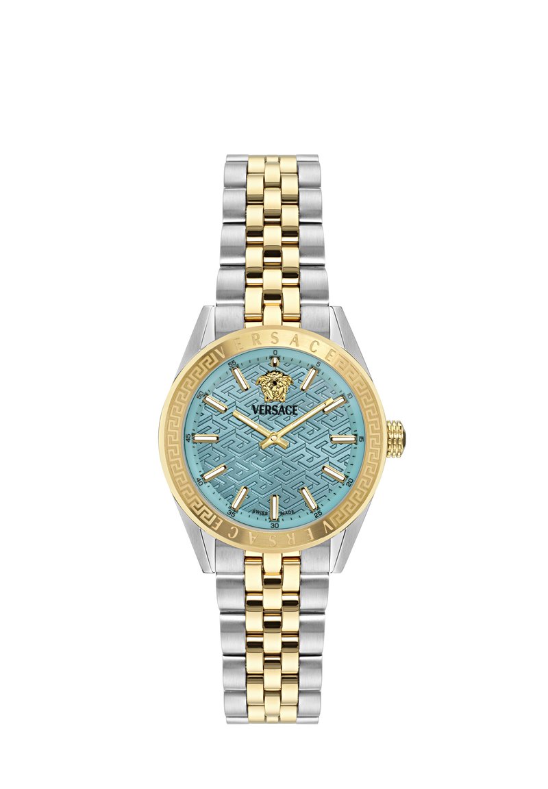 Versace TIMELESS.V-CODE (WC-8I) - Watch - bicolored/silver-coloured ...