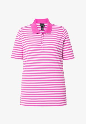 Ulla Popken, Poloshirt - bold pink