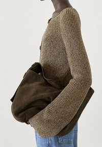 Massimo Dutti Strickjacke - light grey
