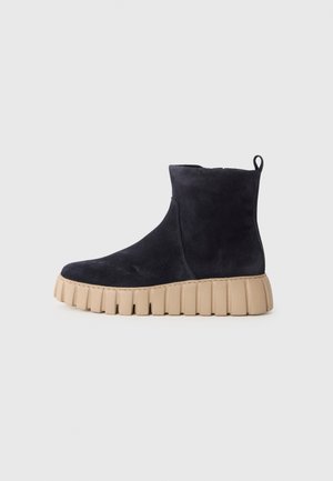Botine cu platformă - dark blue
