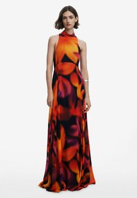 Desigual HALTER FLORAL  - Maxi-jurk - multi coloured