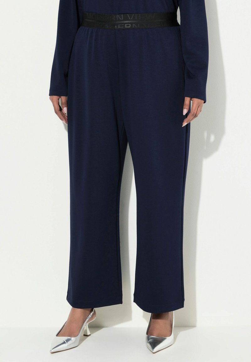 Ulla Popken ELASTIC WAIST   - Træningsbukser - navy blue