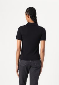 Calvin Klein FINE GAUGE  - Pólóing - black