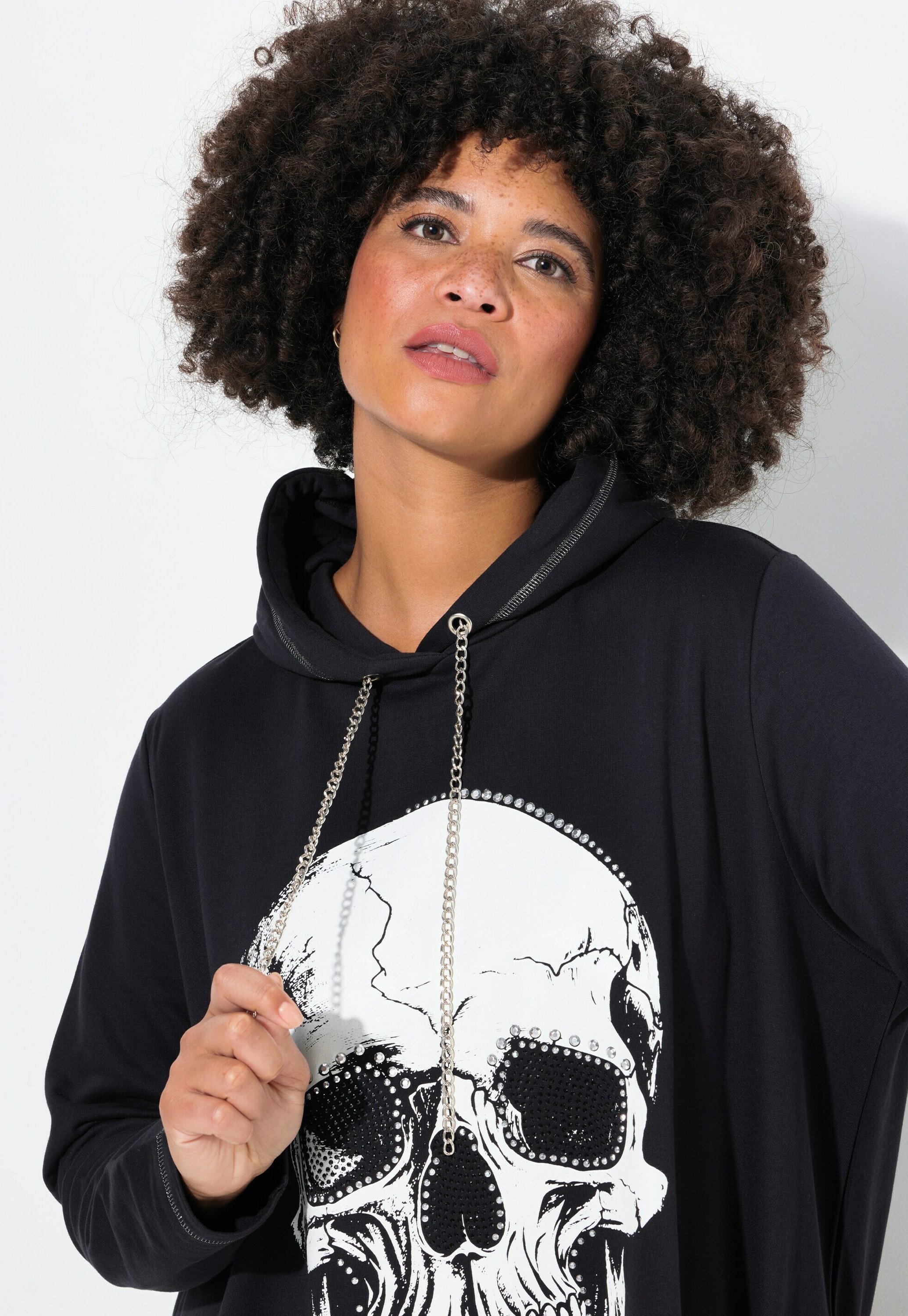 Angel of Style WITH SKULL AND DECORATIVE SEAMS Hoodie black Zalando