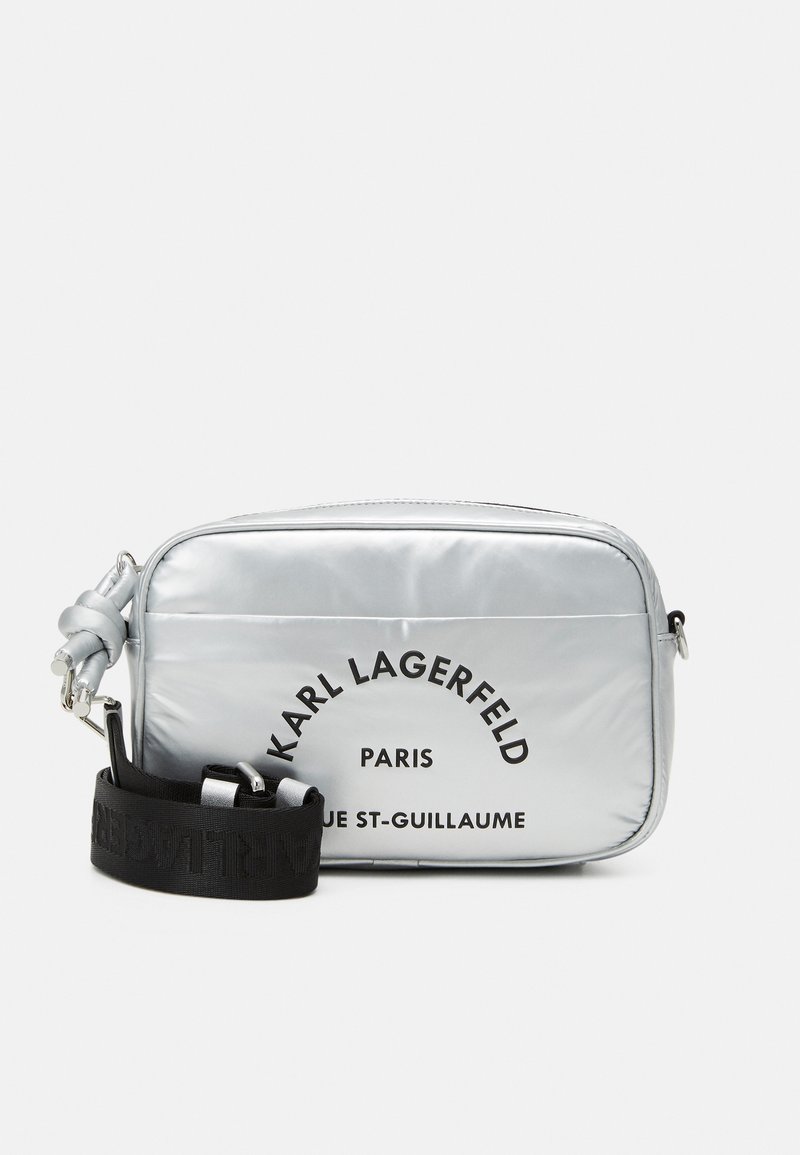 KARL LAGERFELD CAMERA BAG Across body bag silvercoloured Zalando