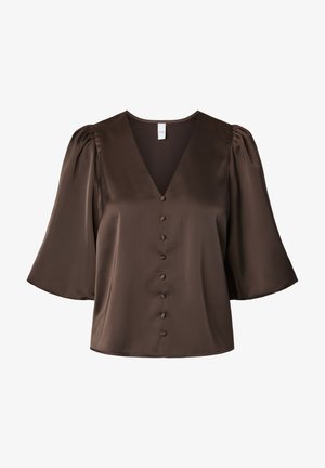 YAS, YASPELLA - Camicetta - chocolate brown