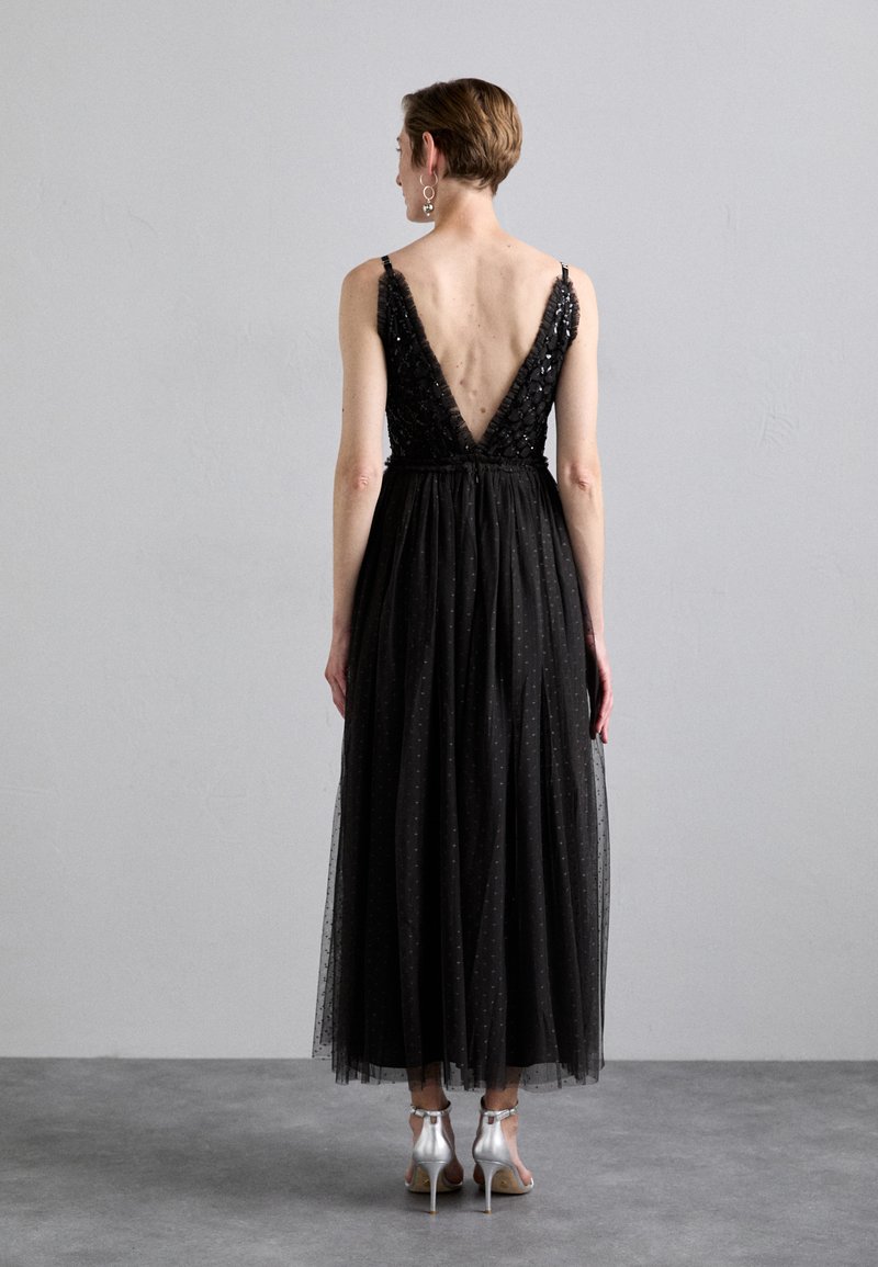 Needle & Thread HEART LATTICE CAMI ANKLE GOWN - Cocktail dress / Party dress - graphite