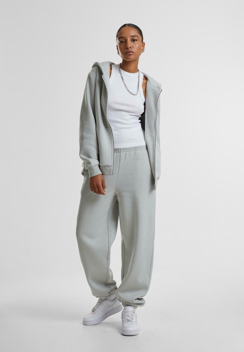 Urban Classics Sportbroek voor dames, baggy licht terry sweatpants, baggy joggingbroek voor vrouwen, losse pasvorm, Duskroos, XXL
