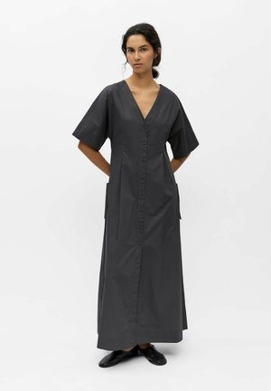Object MAXI DRESS POCKET - Robe longue - gunmetal