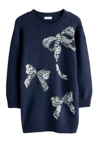 Next REGULAR FIT - BOW EMBELLISHED  - Abito in maglia - navy
