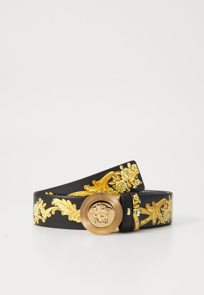 Versace REVERSIBLE BELT - Belt - black/gold-coloured