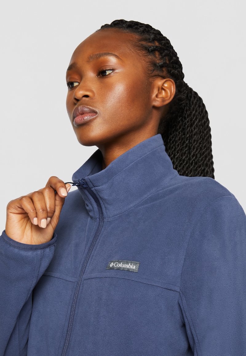 Columbia Veste polaire à fermeture éclair intégrale West Bend pour femme, Noir/blanc, T-Petit