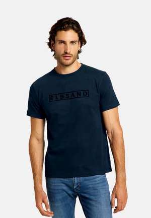 FINN KURZARM - T-Shirt print - dunkelblau
