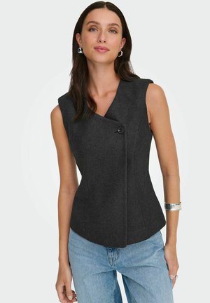 ONLMAIKA  - Vest - dark grey melange