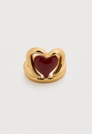 AMOUR RING SET - Prstan - gold-coloured/red