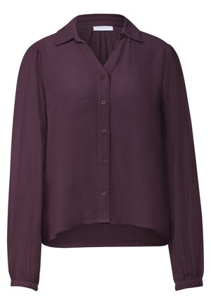 Street One Studio, LANGARM HEMDBLUSE IN UNIFARBE - Camicia - very berry
