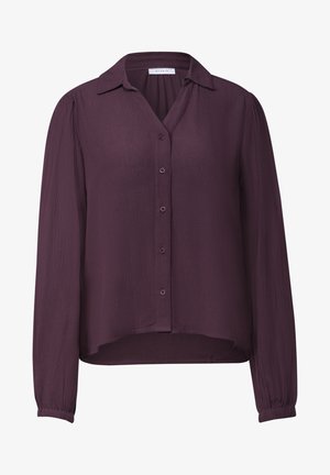Street One Studio, LANGARM HEMDBLUSE IN UNIFARBE - Overhemdblouse - very berry
