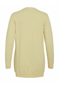VILA VIRIL OPEN CARDIGAN - Chaqueta de punto - pale banana