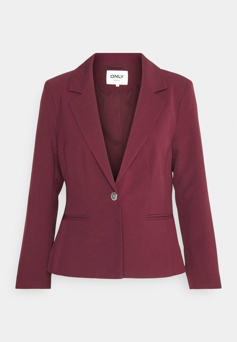 Only Petite Blazer bordeauxrood