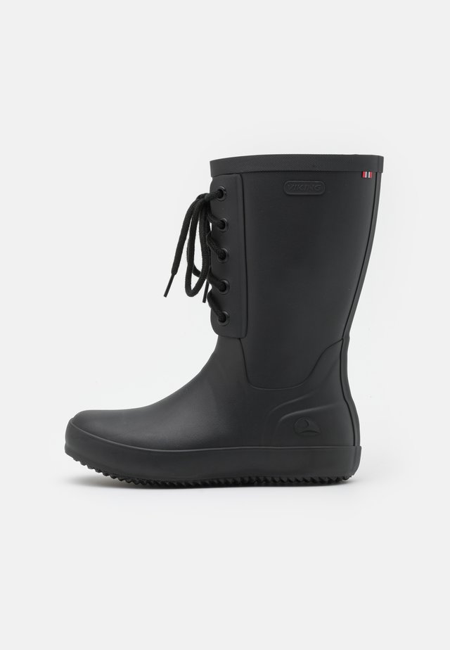 RETRO LOGG - Gummistiefel - black