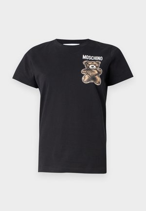 MOSCHINO Camiseta estampada - black