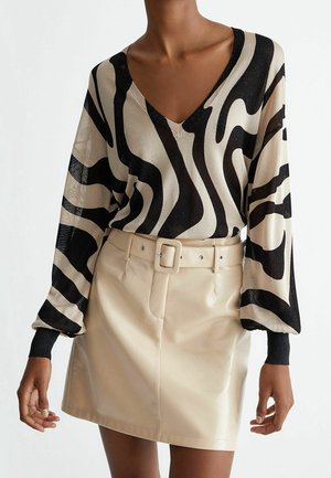 Jersey de punto - mottled black