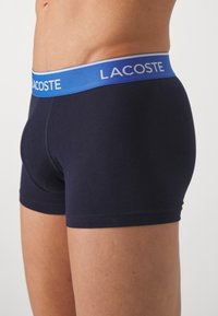 Lacoste 3 PACK - Boksarice - navy blue/peppermint/hydro