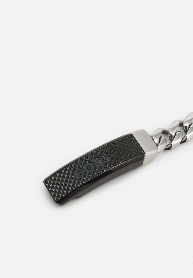 Herren Halsketten | BOSS BENNETT Armband silver-coloured/black/silberfarben - GR63740 Herren Halsketten | BOSS BENNETT Armband silver-coloured/black/silberfarben - GR63740